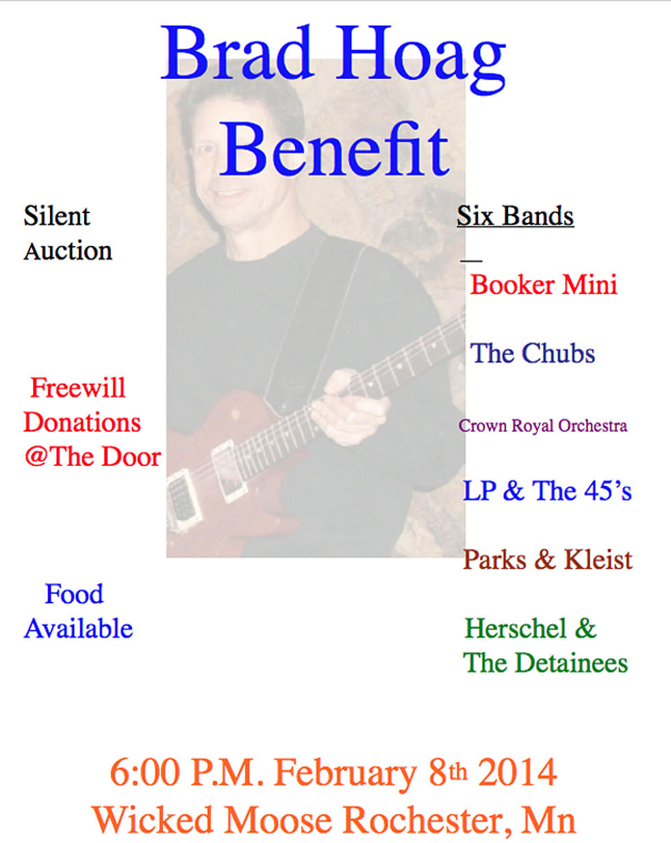 Brad Hoag Benefit: Live Music From Six Bands/Silent Auction/Food