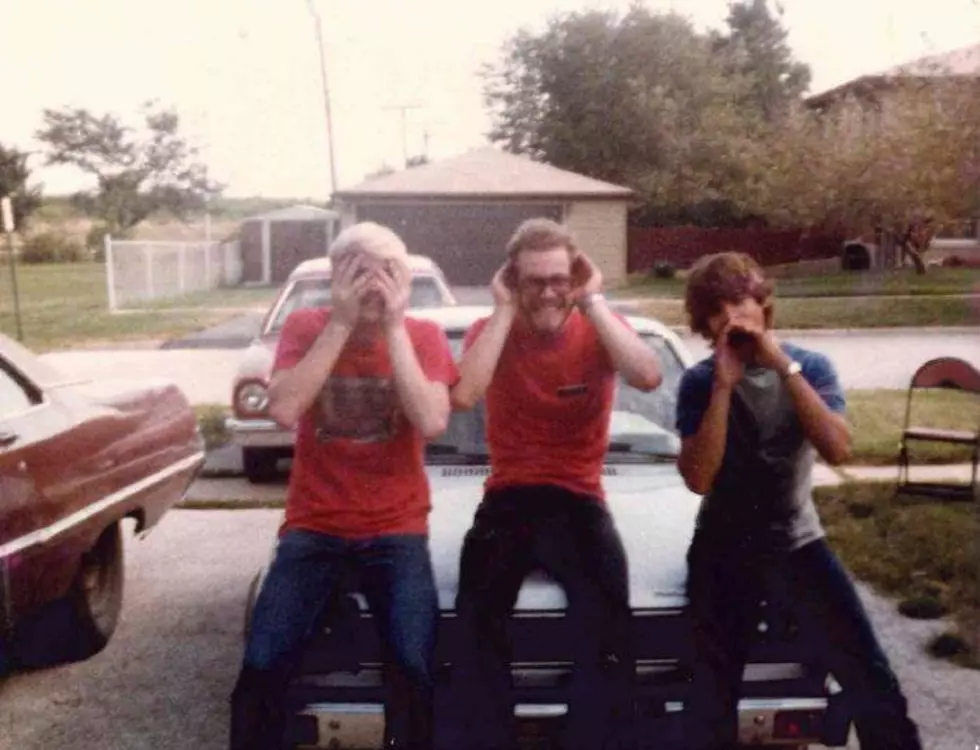 From the Bergchives. Steve, Dave and Derrick doing their version of "See (no) evil, Hear (no) evil, Speak (no) evil"